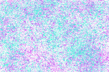 Bright watercolor brushed particles pattern on white
