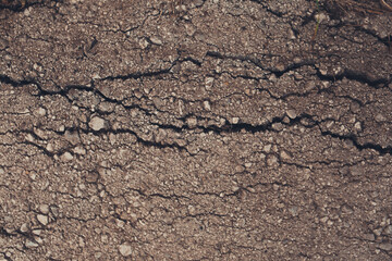 Urban geometry, modern architecture. Cracked asphalt texture,lines and ornaments