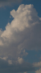 Fototapeta na wymiar Gros cumulus dans un ciel limpide