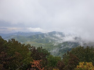 Fototapeta premium fog in the mountains