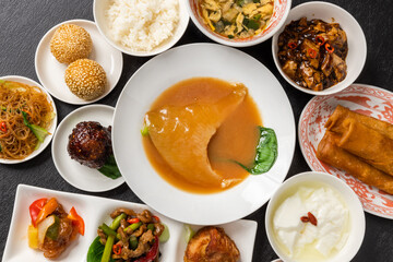 ふかひれの姿煮　luxury Chinese cuisine Shark fin simmered