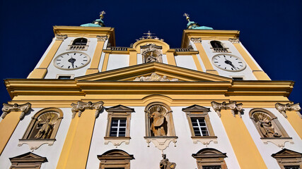 Fototapeta premium The basilica on the holy hill near Olomouc in Czech Republic