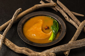 ふかひれの姿煮　luxury Chinese cuisine Shark fin simmered
