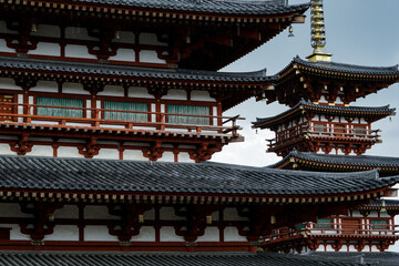Fototapeta na wymiar Yakushiji Temple in Nara.