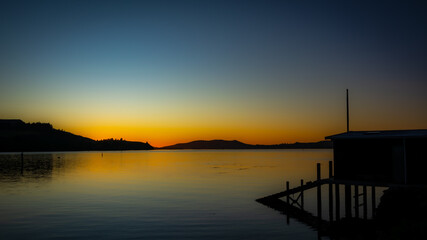 Fototapeta na wymiar Sunrise Port Chalmers Dunedin