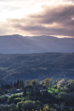 view from the top of the mountain