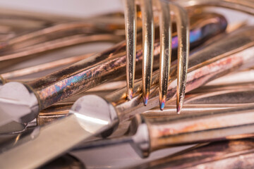 Silberbesteck - Nahaufnahme 