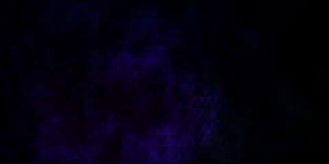 Dark Pink, Green vector background with lines, triangles.