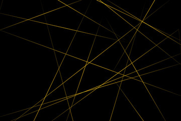 Abstract black with gold lines, triangles background modern design. Vector illustration EPS 10.