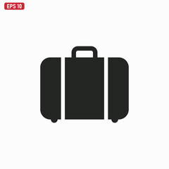 Suitcase icon vector eps 10