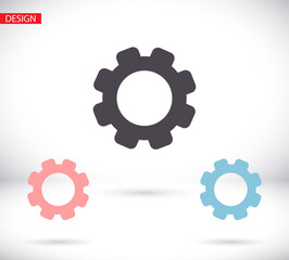 SETTINGS icon vector 10 eps design. lorem ipsum Flat Design JPG
