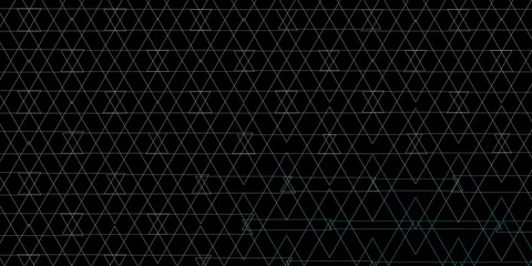 Dark BLUE vector texture with triangular style. Decorative design in abstract style with triangles. Pattern for commercials.