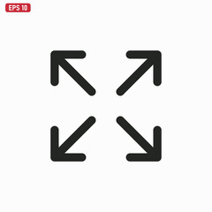 Full Screen icon vector eps 10