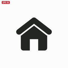 Fototapeta premium Home icon vector . House sign