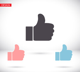 Obraz premium LIKE icon . vector LIKE . illustration LIKE . 10 eps LIKE . simple image LIKE