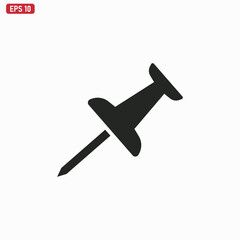 Push Pin icon vector eps 10