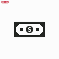 Obraz premium Dollar icon vector . Money sign