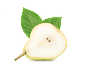 Pear isolated on white background.