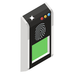 
Fingerprint identification concept of biometric attendance can be used for web and mobile.
