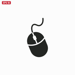 Mouse icon vector . Computer mouse