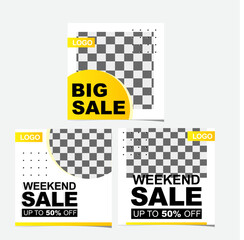 vector template sale promotion