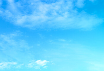 blue sky with beautiful natural white clouds