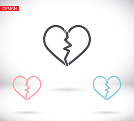 heart 10 eps bond icon design vector graphic
