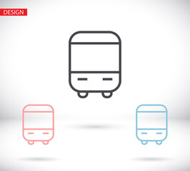 Fototapeta premium 10 eps bus bond icon design vector graphic