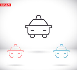 taxi 10 eps bond icon design vector graphic