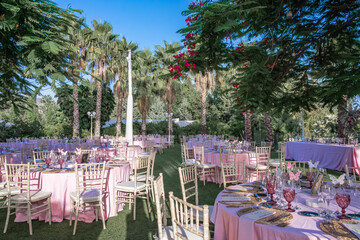 wedding table setting