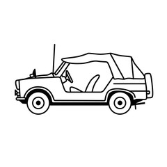 Trabant Kuebel Side View