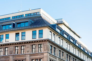 Building view in Cologne city, Germany.