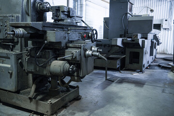 Modern automated factory for the manufacture, processing and milling of metal parts, pipes and spares