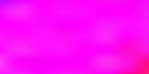 Light purple, pink vector abstract blur layout.