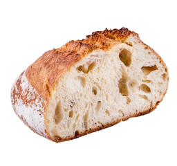 Bread isolated on white background with clipping path