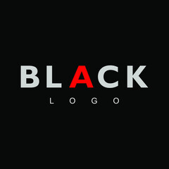 logo (BLACK) with A red color, perfect for financial businesses or other products