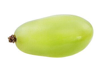 Fresh grapes isolated on white background with clipping pass