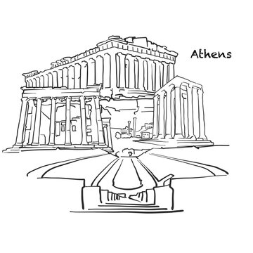 Famous buildings of Athens