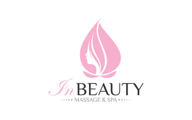 Illustration vector graphic of beauty logo design