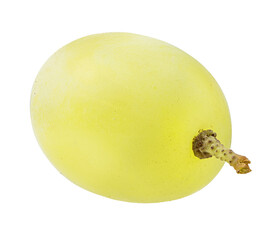 Fresh grapes isolated on white background with clipping pass