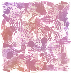 Modern multicolor futuristic pop art pattern made by markers.