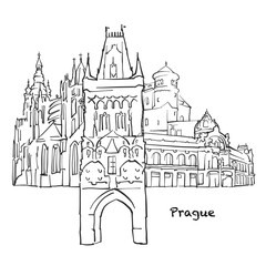 Famous buildings of Prague