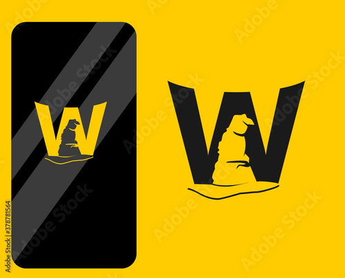 Abstract Magician Hat With Letter W Logo Design Concept Wall Mural Wallpaper Murals Chanel Free download hd or 4k use all videos for free for your projects. abstract magician hat with letter w logo design concept wall mural