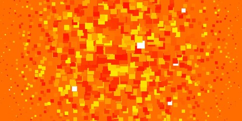 Light Orange vector background in polygonal style. Modern design with rectangles in abstract style. Template for cellphones.