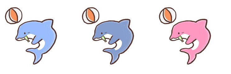 Obraz premium R:もっとメルヘンな水族館 バンドウイルカ イルカショー ボール