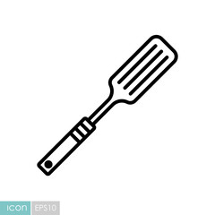 Kitchen spatula vector icon. Kitchen appliances