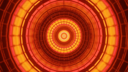 Striking Refraction Colored Light Hole 4k uhd 3d illustration background