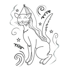 Fairy cat (bw)
pdf