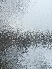 view from the window wet glass covered with wet flowing water, snow melts water drops