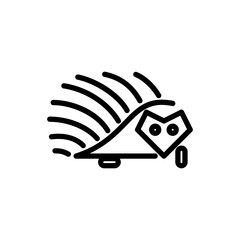 Hedgehog outline icon